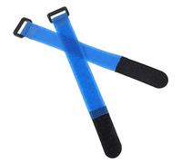 FELTECHELECTR 2 Pièces Collier Antibruit pour Poulet en Nylon Bleu et Rouge, Ajustement Confortable et Protection Anti-Chants de Coq, Accessoire pour Coqs et Poules