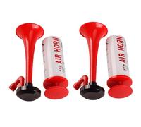 FELTECHELECTR 2 pièces Corne à Air Portative à Pompe Manuelle Klaxon de Supporter Bruiteur pour Événements Sportifs Fêtes et Manifestations Cornes de Brume Faciles à Utiliser et Puissantes