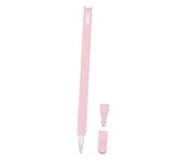 FELTECHELECTR 2 pièces Étui Silicone pour Stylet 2ème Génération Coque Gel de Silice avec Tête de Chat Protection Anti-Chute Rose et Vert Menthe Compatible Stylet
