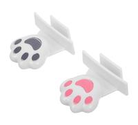 FELTECHELECTR 2 pièces Lève-siège Toilettes Hygiénique Support Couvercle Toilette Multifonction pour Maison Bureau Hôtel Accessoire Pratique pour Éviter Contact Direct