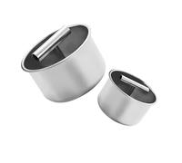 FELTECHELECTR 2 pièces Machine à Boulettes de Viande Inox Manuelle Moule et Résistant et Polyvalent pour Viande Poisson et Crevettes Outil Précis pour Cuisine Maison Réutilisable