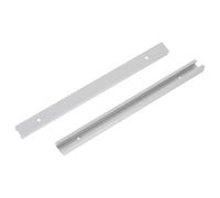 FELTECHELECTR 2 pièces Rail T-track Aluminium Guide de Rainure Robuste Profilé T pour Fixation et Coulissage Rail de Guidage Linéaire
