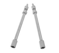 FELTECHELECTR 2 pièces Rallonge Valve Pneus Métal Extension Flexible Gonfleur Pneu Voiture Camping Moto Rv Installation Rapide Accès Facilité Pneumatiques