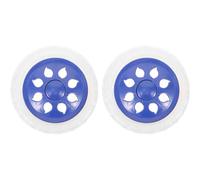 FELTECHELECTR 2 pièces Roue de Remplacement pour Chariot Courses Roue Robuste pour Cady Courses et Fauteuil Roulant Installation Facile Accessoire de Secours pour Poussette et Diable