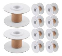 FELTECHELECTR 20 Pièces Bobines de Couture en Papier pour Loisirs Créatifs Surface Lisse, Bobines Démontables pour Rangement Fil à Broder et Tissage Décoratif