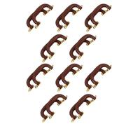 FELTECHELECTR 20 Pièces Poignées de Valise Plastique Semi-ronde Poignée de Transport Antidérapante pour Boîte à Outils Mallette de Photographie Trunk Accessoires de Remplacement