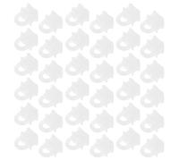 FELTECHELECTR 200 Crochets en Plastique pour Rails de Rideaux Carrés, 200 Pièces, Résistants à l'usure, Compatibles Tringles à Rideaux pour Salons et Décoration Intérieure
