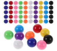 FELTECHELECTR 200 Pièces Lot de Boules Colorées pour Jeu de Dames Chinoises et Billes Bille Plastique pour Activités Éducatives et Parcours Mathématiques