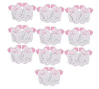 FELTECHELECTR 20pièces Lot De Cartes De Conseils De Prédiction Pour Nouvelle Maman Et Papa Cartes Pour Jeu De Shower