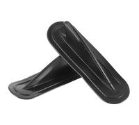 FELTECHELECTR 2pcs Ailerons de Pagaie en PVC Noir Faciles à Installer pour Planche de Surf Gonflable, Équilibrage des Manœuvres de Direction et Navigation en Eau Douce