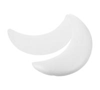FELTECHELECTR 2pcs Boules en Écume Blanches de Lune pour Bricolage Garçon et Filles, Matériel Polyvalent pour Activités Créatives et Décorations de L'aïd en Maternelle