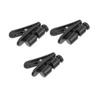 FELTECHELECTR 3 pièces Clips pour Écouteurs Filaires Organiseurs de Câbles Pratiques et Résistants Lot de Clips Noirs pour Fixation Du Cordon Lors Du Sport