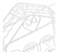 FELTECHELECTR 3 pièces Mini Arch Door Iron Set for Micro-Landscape Crafts Dollhouse Wedding Arch Ornament with Romantic Couple Design Micro Garden Scene Accessories