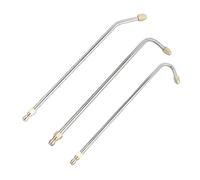 FELTECHELECTR 3pièces Lance Coudée Inoxydable pour Nettoyeur Haute Pression Rallonge Courte U Nettoyage Zones Difficiles Perche Longue pour Lavage Auto et Surfaces Élevées