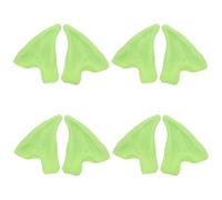 FELTECHELECTR 4 Paires Oreilles Elfes Latex pour Halloween Cosplay Fée Accessoires de Déguisement pour Fête et Bal Masqué