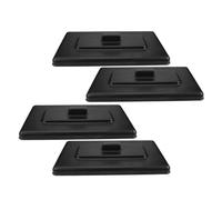 FELTECHELECTR 4 pièces Couvercles de Remplacement Étanches pour Machines à Glace Accessoires Plastique pour Yaourt et Desserts Joint Anti-fuite pour Cuisine Familiale et Sorties en Plein Air