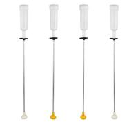FELTECHELECTR 4 tiges de suspension à ressort compatibles avec les machines à laver, supports de cuve de 56,3 cm (22,2 pouces), amortisseurs de vibrations pour lave-linge