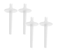 FELTECHELECTR 4pcs Petite Goupille de Bobine en Plastique pour Machine à Coudre Ménagère, Accessoires de Couture Maison, Support Bobine Blanc, Améliore L'efficacité de Travail