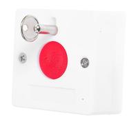 FELTECHELECTR 5 pièces Alarme sans Fil Portable avec Bouton Appel Urgence Touche Panneau Mural Type Interrupteur à Clé Système de Sécurité Accessible pour Salles de Bain et Assistance Aux