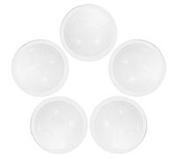 FELTECHELECTR 5 pièces Lentille Convexe Pmma pour Lampe LED Lentille Optique Ajustable pour Équipement et Loupe Grossissante