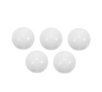 FELTECHELECTR 5 pièces Perles de Roulette Blanches Lot pour Roues de Accessoires Maison et Bar Billes de Remplacement pour Jeu de Roulette