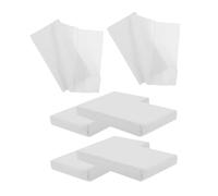 FELTECHELECTR 50 feuilles Lot de Recharges de Mouchoirs Papier de Pulpe de Bois pour Voiture par Sachet Compactes et Légères Adaptées pour Porte-essuie-glace Auto et Usage Maison Bureau