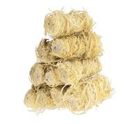 FELTECHELECTR 50 Pièces Allume-feu en Bois Khaki, Facile à Allumer, Auto-carbonisant, pour Campfires et Bush Craft en Extérieur