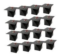 FELTECHELECTR 50pièces Boîte à Bonbons Délicates Forme De Chapeau De Graduation Pour Célébrations De Remise De Diplômes Et Fêtes Festif Et Élégant