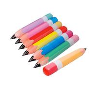 FELTECHELECTR 7 Pièces Lot de Crayons Gonflables PVC Décoratifs Décorations Scolaires Colorées pour Salle de Classe Suspendues Festives et Faciles à Installer