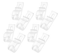 FELTECHELECTR 8pcs Clips de Fixation pour Store Enrouleur en Acrylique et Fer, Épais et Réutilisables Vis Incluses, Support de Cordon de Store Sécurisé pour Garçon et Filles