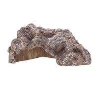 FELTECHELECTR Abri pour Reptiles : Plateforme de Repos en résine en Forme de Rocher d'angle pour lézards - Décoration d'habitat pour Serpents, Geckos, lézards, Tortues et Amphibiens 14 x 9