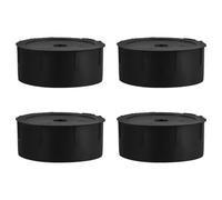 FELTECHELECTR Accessoires de Remplacement pour Arbre à Chat, 4pcs Bouchons en Plastique Noir M8 pour Poteau à Griffer, Design DIY Sûr pour Animaux, pour Griffoir pour Chat Adulte