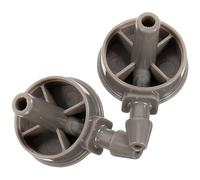 FELTECHELECTR Adaptateur Connecteur pour Brassard de Tensiomètre Électronique, 2 Pièces en Abs Solide, Accessoire Compatible pour Moniteur de Pression Artérielle, Fourniture Couleur Aléatoire