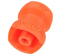 FELTECHELECTR Adaptateur pour Flacon de Savonnette Orange Entonnoir de Transfert Anti-Fuite en Plastique Réutilisable Kit de Remplissage Pratique pour Lotion et Shampoing Liquide Accessoire