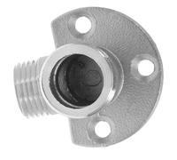 FELTECHELECTR Adaptateur Robinet Mural Cuivre Robuste Connecteur Flexible pour Mitigeur Salle de Bain Support Stable avec Positionnement Compatible Robinet Apparent et Valve Thermostatique