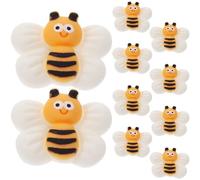 FELTECHELECTR Aimants Frigo Abeille Design Créatif Simple en Résine Magnétique Lot de 10 Décorative Cuisine et Ardoise Blanche pour Décoration Maison