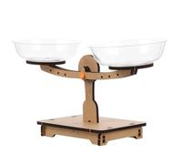 FELTECHELECTR Balance en Bois pour Garçon et Filles Montessori Éducatif d'apprentissage des Mathématiques Balance d'apprentissage pour Tout-Petits et Âge Préscolaire Jeu en Bois Pédagogique