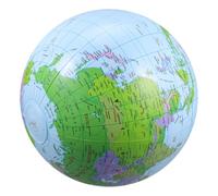 FELTECHELECTR Ballon de Plage Gonflable Globe Terrestre 40 CM Sphère Éducative Résistante en Plastique Aquatique pour Garçon et Filles et Adultes pour Fêtes Piscine et Jeux en Extérieur