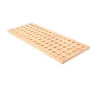 FELTECHELECTR Bingo Board Bois Massif avec Plateau Porte-balles pour Jeux de Groupe Support Montessori pour Comptage Mathématique et Soirées Famille