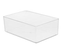FELTECHELECTR Boîte de Bain de Sable Transparente pour Hamster Salle de Bain Pratique en Acrylique Blanc, Sécurisée pour Jouer et Se Baigner, pour Cage à Hamster la Maison