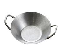 FELTECHELECTR Bol à Sauce en Acier Inoxydable 304 Vintage 75 CM avec Deux Anses Petit Plat à Assaisonnement pour Maison Récipient à Sauce pour Apéritif et Organisation Cuisine