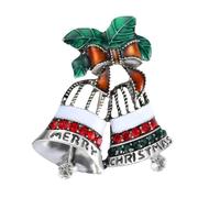 FELTECHELECTR Broche de Fête en Alliage de Clochettes, Épingle Élégante et Accrocheuse pour Réception de Fin D'année et Bal