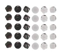 FELTECHELECTR Broches de Sûreté pour Vêtements 30 Pièces, Boutons-pression Décoratifs en Métal, Accessoires Vestimentaires Pratiques pour Fixer Cols et Éviter Ouverture, Épingle sans Clou,