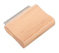 FELTECHELECTR Brosse de Toilettage Ergonomique Grattoir de Déshedding en Bois et Métal pour Éliminer Poils Morts et la Circulation Sanguine pour Chevaux et Bovins