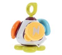 FELTECHELECTR Busy Board Éducatif pour Tout-Petits Apprentissage Préscolaire avec Design Oiseau Bleu Développement des Habiletés Manuelles et Reconnaissance des Couleurs Sécurisé pour Voyage et