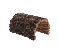 FELTECHELECTR Cachette Naturelle pour Reptiles : Abri en écorce de liège, Accessoire pour Terrarium - Tunnel Rustique pour Reptiles (Gecko léopard, Dragon Barbu, Serpent) - 15 x 11,5 x 8,5 cm