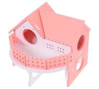 FELTECHELECTR Cachette pour Hamster en PVC Espace de Vie Privé et Intégré, Repos Sommeil des Petits Animaux Lapins et Hamsters