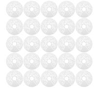 FELTECHELECTR Cartes Marque-verres en Papier Blanc 50 Pièces pour Invités