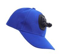 FELTECHELECTR Casquette Sport en Coton Ajustable avec Clip de Fixation pour Caméra d'action, Support Tête Compatible Caméra Sportive, Bleu Foncé, pour Vélo, Randonnée et Sports de Plein Air