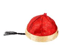 FELTECHELECTR Chapeau de Cosplay D'empereur Chinois en Tissu de Soie Confortable avec Design Classique Élégant pour Fêtes Costumées et Performances Adultes